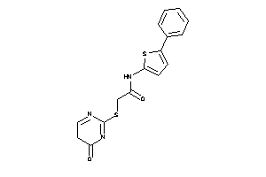 2-[(4-keto-5H-pyrimidin-2-yl)thio]-N-(5-phenyl-2-thienyl)acetamide