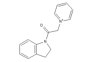 1-indolin-1-yl-2-pyridin-1-ium-1-yl-ethanone