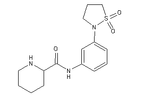 N-[3-(1,1-diketo-1,2-thiazolidin-2-yl)phenyl]pipecolinamide