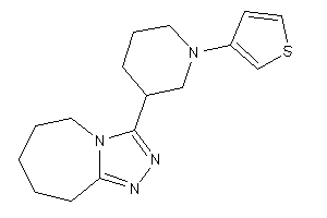 3-[1-(3-thienyl)-3-piperidyl]-6,7,8,9-tetrahydro-5H-[1,2,4]triazolo[4,3-a]azepine