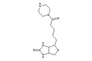6-(5-keto-5-piperazino-pentyl)-1,3,3a,4,6,6a-hexahydrothieno[3,4-d]imidazol-2-one