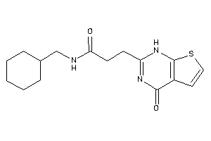 N-(cyclohexylmethyl)-3-(4-keto-1H-thieno[2,3-d]pyrimidin-2-yl)propionamide