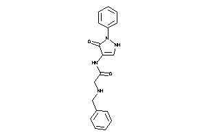 2-(benzylamino)-N-(5-keto-1-phenyl-3-pyrazolin-4-yl)acetamide