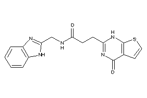 N-(1H-benzimidazol-2-ylmethyl)-3-(4-keto-1H-thieno[2,3-d]pyrimidin-2-yl)propionamide