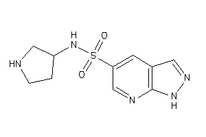 N-pyrrolidin-3-yl-1H-pyrazolo[3,4-b]pyridine-5-sulfonamide