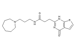 N-[3-(azepan-1-yl)propyl]-3-(4-keto-1H-thieno[2,3-d]pyrimidin-2-yl)propionamide