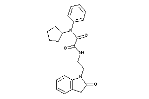 N'-cyclopentyl-N-[2-(2-ketoindolin-1-yl)ethyl]-N'-phenyl-oxamide