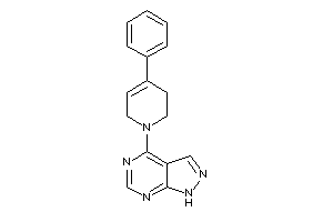 4-(4-phenyl-3,6-dihydro-2H-pyridin-1-yl)-1H-pyrazolo[3,4-d]pyrimidine