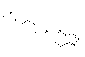 6-[4-[2-(1,2,4-triazol-1-yl)ethyl]piperazino]-[1,2,4]triazolo[3,4-f]pyridazine