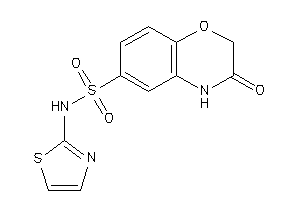 3-keto-N-thiazol-2-yl-4H-1,4-benzoxazine-6-sulfonamide