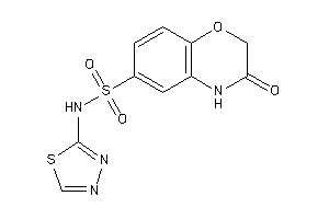 3-keto-N-(1,3,4-thiadiazol-2-yl)-4H-1,4-benzoxazine-6-sulfonamide