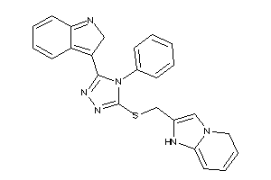 2-[[[5-(2H-indol-3-yl)-4-phenyl-1,2,4-triazol-3-yl]thio]methyl]-1,5-dihydroimidazo[1,2-a]pyridine