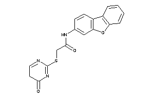 N-dibenzofuran-3-yl-2-[(4-keto-5H-pyrimidin-2-yl)thio]acetamide