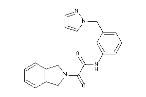 2-isoindolin-2-yl-2-keto-N-[3-(pyrazol-1-ylmethyl)phenyl]acetamide