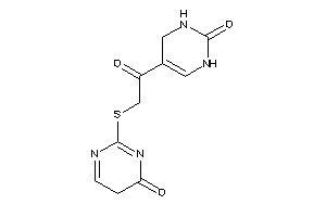 2-[[2-keto-2-(2-keto-3,4-dihydro-1H-pyrimidin-5-yl)ethyl]thio]-5H-pyrimidin-4-one