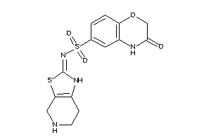 3-keto-N-(4,5,6,7-tetrahydro-1H-thiazolo[5,4-c]pyridin-2-ylidene)-4H-1,4-benzoxazine-6-sulfonamide