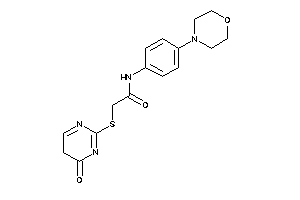 2-[(4-keto-5H-pyrimidin-2-yl)thio]-N-(4-morpholinophenyl)acetamide