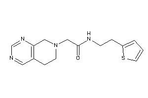 2-(6,8-dihydro-5H-pyrido[3,4-d]pyrimidin-7-yl)-N-[2-(2-thienyl)ethyl]acetamide