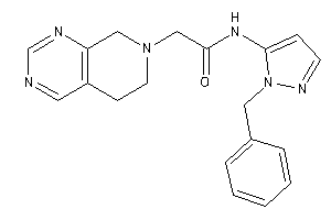 N-(2-benzylpyrazol-3-yl)-2-(6,8-dihydro-5H-pyrido[3,4-d]pyrimidin-7-yl)acetamide