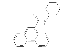 N-cyclohexylbenzo[f]quinoline-5-carboxamide