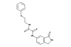 N'-(3-ketoisoindolin-5-yl)-N-(2-phenoxyethyl)oxamide