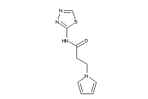 3-pyrrol-1-yl-N-(1,3,4-thiadiazol-2-yl)propionamide