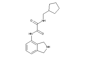 N-(cyclopentylmethyl)-N'-isoindolin-4-yl-oxamide