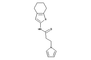 3-pyrrol-1-yl-N-(4,5,6,7-tetrahydrobenzothiophen-2-yl)propionamide