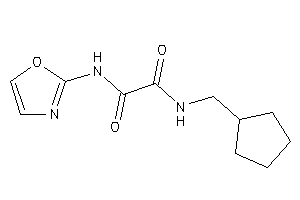 N-(cyclopentylmethyl)-N'-oxazol-2-yl-oxamide