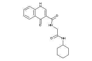 N-[2-(cyclohexylamino)-2-keto-ethyl]-4-keto-1H-quinoline-3-carboxamide