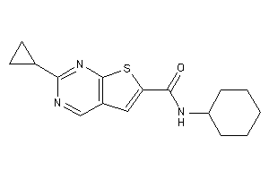 N-cyclohexyl-2-cyclopropyl-thieno[2,3-d]pyrimidine-6-carboxamide