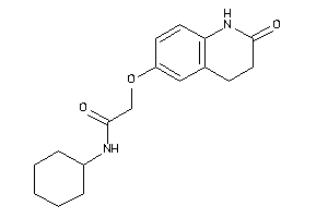 N-cyclohexyl-2-[(2-keto-3,4-dihydro-1H-quinolin-6-yl)oxy]acetamide