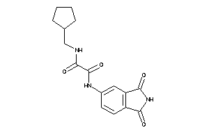 N-(cyclopentylmethyl)-N'-(1,3-diketoisoindolin-5-yl)oxamide