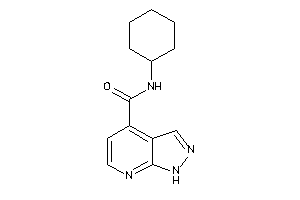 N-cyclohexyl-1H-pyrazolo[3,4-b]pyridine-4-carboxamide