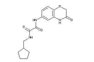 N'-(cyclopentylmethyl)-N-(3-keto-4H-1,4-benzothiazin-6-yl)oxamide