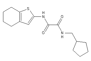 N-(cyclopentylmethyl)-N'-(4,5,6,7-tetrahydrobenzothiophen-2-yl)oxamide