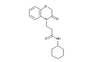 N-cyclohexyl-3-(3-keto-1,4-benzoxazin-4-yl)propionamide