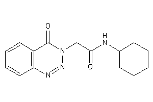 N-cyclohexyl-2-(4-keto-1,2,3-benzotriazin-3-yl)acetamide