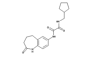 Image of N'-(cyclopentylmethyl)-N-(2-keto-1,3,4,5-tetrahydro-1-benzazepin-7-yl)oxamide
