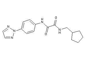 N-(cyclopentylmethyl)-N'-[4-(triazol-2-yl)phenyl]oxamide