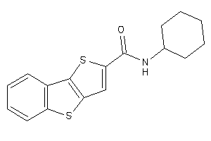 Image of N-cyclohexylthieno[3,2-b]benzothiophene-2-carboxamide
