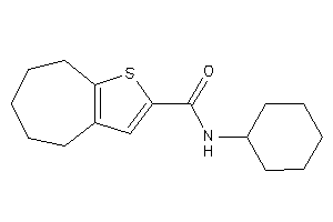 N-cyclohexyl-5,6,7,8-tetrahydro-4H-cyclohepta[b]thiophene-2-carboxamide