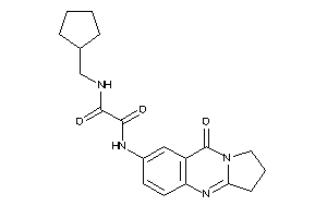 N-(cyclopentylmethyl)-N'-(9-keto-2,3-dihydro-1H-pyrrolo[2,1-b]quinazolin-7-yl)oxamide