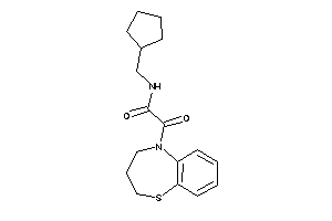 N-(cyclopentylmethyl)-2-(3,4-dihydro-2H-1,5-benzothiazepin-5-yl)-2-keto-acetamide