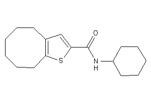 N-cyclohexyl-4,5,6,7,8,9-hexahydrocycloocta[b]thiophene-2-carboxamide