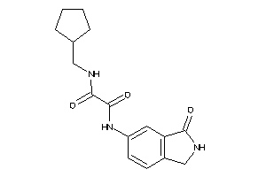 N-(cyclopentylmethyl)-N'-(3-ketoisoindolin-5-yl)oxamide