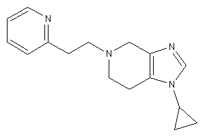 1-cyclopropyl-5-[2-(2-pyridyl)ethyl]-6,7-dihydro-4H-imidazo[4,5-c]pyridine