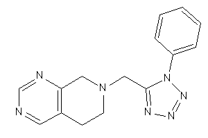 7-[(1-phenyltetrazol-5-yl)methyl]-6,8-dihydro-5H-pyrido[3,4-d]pyrimidine