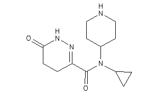 N-cyclopropyl-6-keto-N-(4-piperidyl)-4,5-dihydro-1H-pyridazine-3-carboxamide