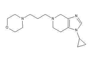 4-[3-(1-cyclopropyl-6,7-dihydro-4H-imidazo[4,5-c]pyridin-5-yl)propyl]morpholine